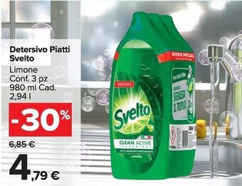 Carrefour Market Svelto detersivo piatti limone offerta
