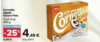 Carrefour Market Algida cornetto gluten free offerta