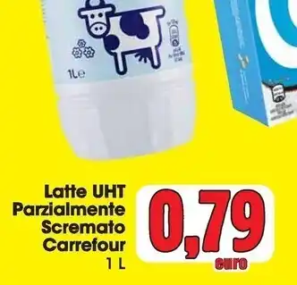 Carrefour Market Carrefour latte uht parzialmente scremato offerta