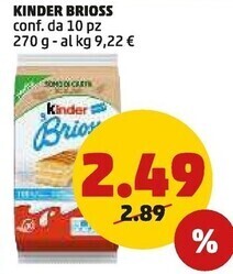 PENNY Kinder brioss offerta
