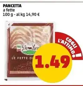 PENNY Pancetta offerta