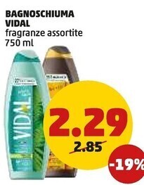 PENNY Vidal bagnoschiuma offerta