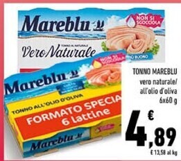 Conad Mareblu tonno offerta