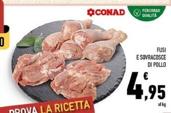 Conad Conad fusi e sovracosce di pollo offerta
