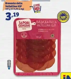 In'S Mercato Sapori genuini bresaola della valtellina igp offerta