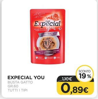 Arcaplanet Expecial you - busta gatto gr.60 tutti i tipi offerta