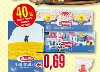 Barilla pasta limited edition
