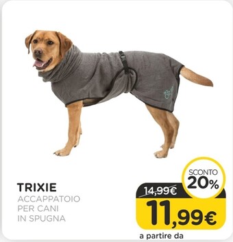 Trixie - accappatoio cane spugna
