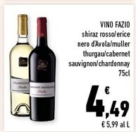Conad Margherita Fazio vino offerta