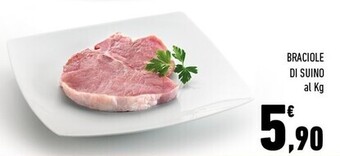 Conad Margherita Braciole di suino offerta