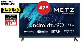 Ipercoop Metz Smart TV 42" MTC6000 offerta