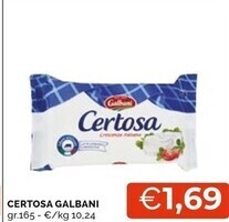 Mercatò Galbani certosa offerta