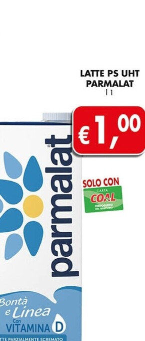 Coal Parmalat latte ps uht offerta