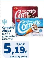 Ok Sigma Algida cornetto offerta