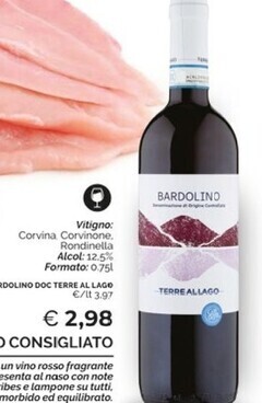 Mercatò Terre al lago bardolino doc offerta