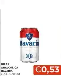 Mercatò Bavaria birra analcolica offerta