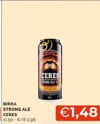 Mercatò Ceres birra strong ale offerta