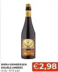 Mercatò Grimbergen birra double ambree offerta