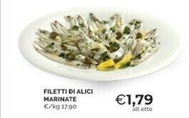 Mercatò Filetti di alici marinate offerta