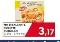 Mercatò Selex mix di salatini e pizzette surgelati offerta