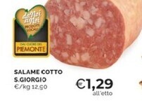 Mercatò Salame cotto s.giorgio offerta