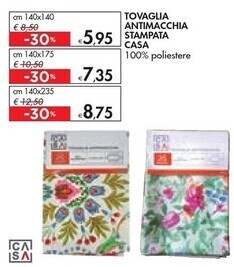 Bennet Casa tovaglia antimacchia stampata offerta