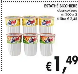 Coal Estathé bicchiere classico offerta