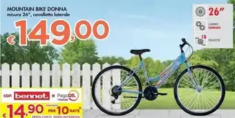 Bennet Mountain bike donna offerta