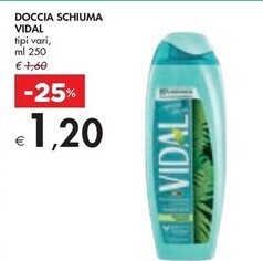 Bennet Vidal doccia schiuma offerta