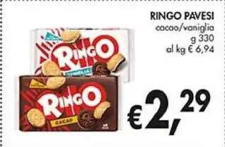 Coal Pavesi ringo cacao offerta