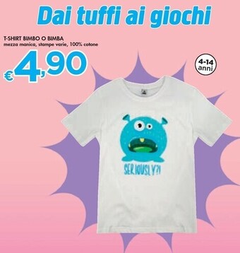 Bennet T-shirt bimbo o bimba offerta