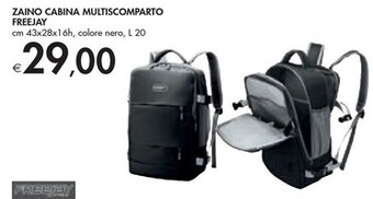 Bennet Freejay - zaino cabina multiscomparto offerta