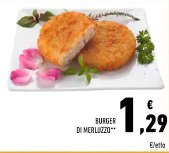 Conad BURGER DI MERLUZZO** offerta