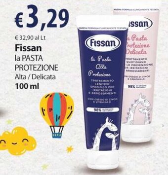 Extra Supermercati Fissan la PASTA PROTEZIONE Alta / Delicata 100 ml offerta