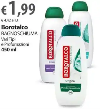Extra Supermercati Borotalco BAGNOSCHIUMA 450 ml offerta