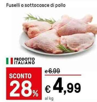 Iper La Grande Fuselli o sottocosce di pollo offerta