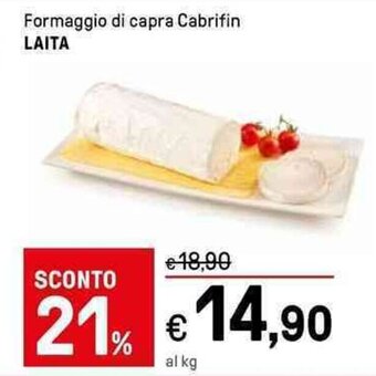 Iper La Grande Formaggio di capra Cabrifin LAITA offerta