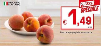 Iper La Grande Pesche a polpa gialla in cassetta offerta