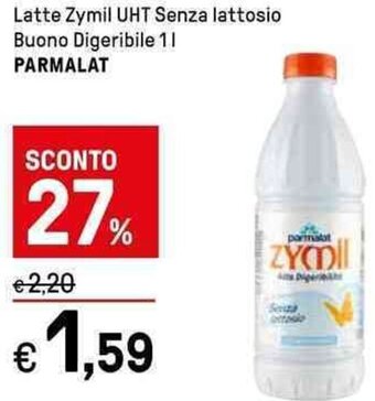 Iper La Grande Latte Zymil UHT Senza lattosio Buono Digeribile 11 PARMALAT offerta