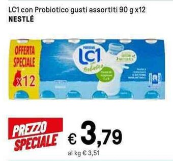 Iper La Grande LC1 con Probiotico gusti assortiti 90 g x12 NESTLÉ offerta