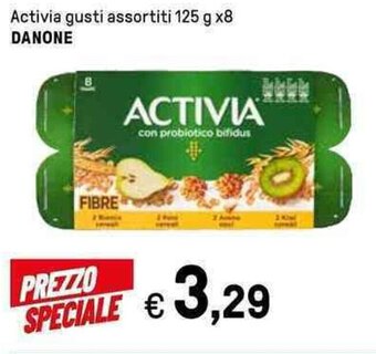 Iper La Grande Activia gusti assortiti 125 g x8 DANONE offerta
