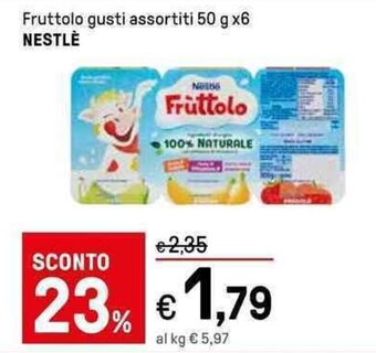 Iper La Grande Fruttolo gusti assortiti 50 g x6 NESTLÈ offerta