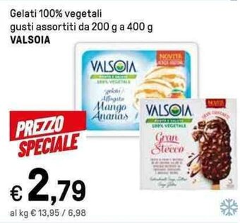 Iper La Grande Gelati 100% vegetali gusti assortiti da 200 g a 400 g VALSOIA offerta