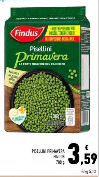 Conad PISELLINI PRIMAVERA FINDUS 700 g offerta