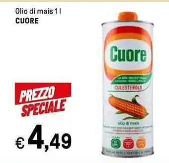Iper La Grande Olio di mais 1l CUORE offerta