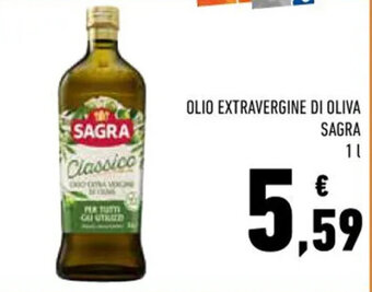Conad OLIO EXTRAVERGINE DI OLIVA SAGRA 1 l offerta