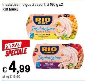Iper La Grande Insalatissime gusti assortiti 160 g x2 RIO MARE offerta