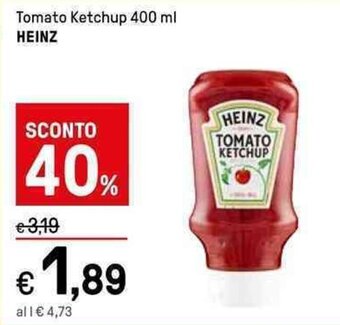 Iper La Grande Tomato Ketchup 400 ml HEINZ offerta
