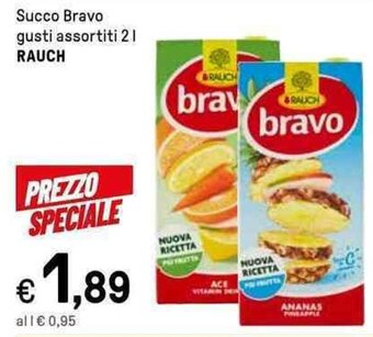 Succo Bravo gusti assortiti 21 RAUCH