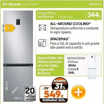 Expert Samsung frigorifero rb34t6 offerta